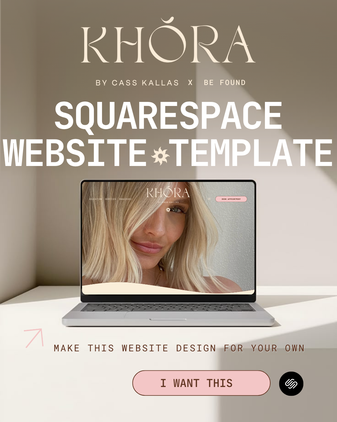 The Khora Template - Squarespace Website
